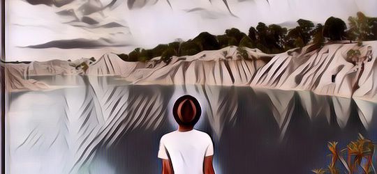 Danau Kaolin Belitung, Saksi Bisu Eksploitasi Tambang Besar-besaran