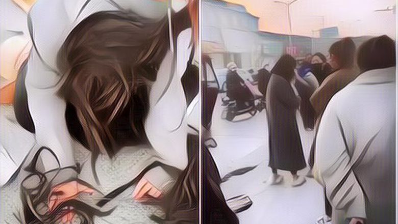 Istri Sah Cukur Rambut Pelakor Di Pinggir Jalan, Geram Lihat Selingkuhan Suaminya Malah Menantang Saat Dilabrak