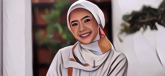 Cara Memakai Hijab Segi Empat yang Kekinian