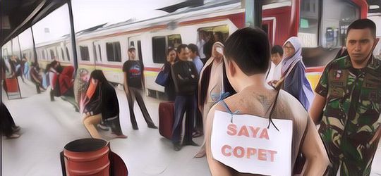 Tahu Gak Sih, Kenapa Copet Selalu Bergerombol Saat Mencuri Dompet di Angkutan Umum?