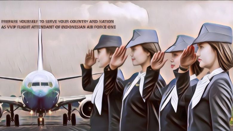 Gak Main-Main, Latar Belakang Pramugari Pesawat Kepresidenan Jokowi Ini Bisa Buat Siapa Saja Mati Kutu!
