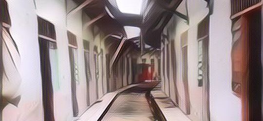 Suasana Kontrakan 1000 Pintu yang Terbengkalai karena Kasus Pembunuhan